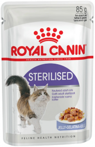 Корм для стерилизованных кошек Royal canin sterilised в желе 85 г пауч